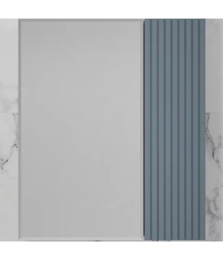 Зеркало-шкаф Style Line Стокгольм 60 с подсветкой графит софт