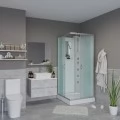 Душевая кабина Niagara Classic NG-1101-14BKTG 90x90, низкий поддон с полкой. Фото 2