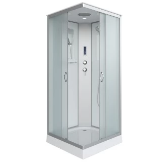 Душевая кабина Niagara Classic NG-1101-14P 90x90, низкий поддон с полкой