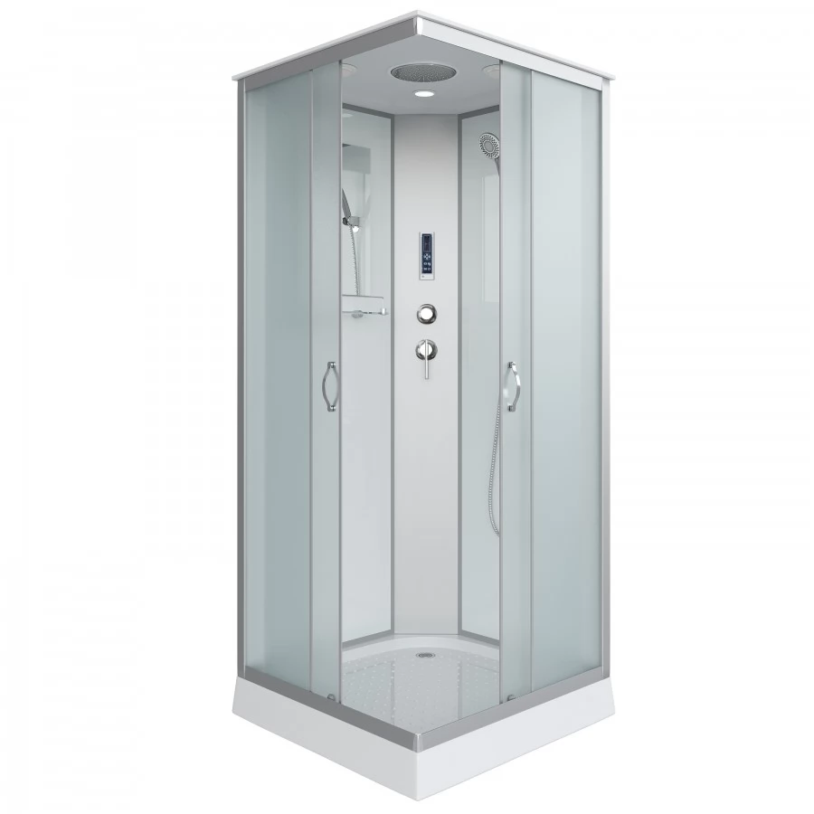 Душевая кабина Niagara Classic NG-1101-14P 90x90, низкий поддон с полкой