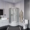 Душевая кабина Niagara Classic NG-2307-14BK 80x80, высокий поддон. Фото 2