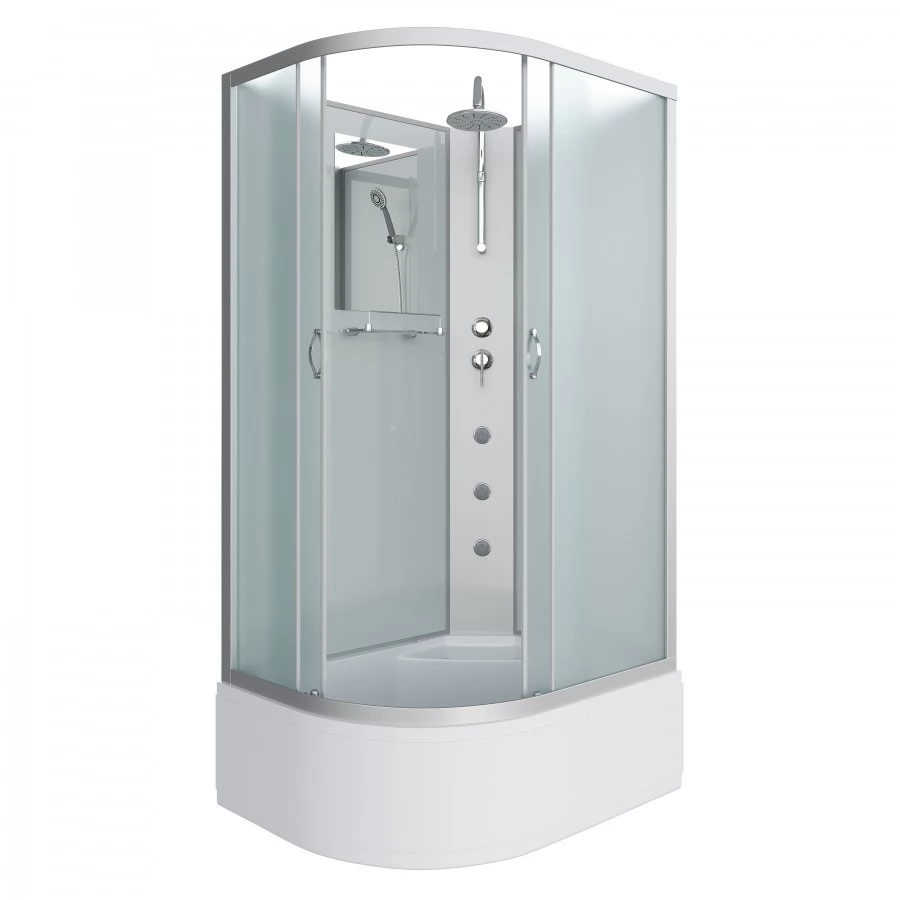 Душевая кабина Niagara Classic NG-2310-14RBKTG 120x80, высокий поддон