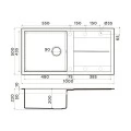 Мойка кухонная Omoikiri Sumi 100-WH белый. Фото 1