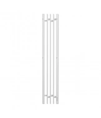 Полотенцесушитель электрический APEXTERMO Delta DL10113WM 1100x180 с крючками, белый матовый, I-образный