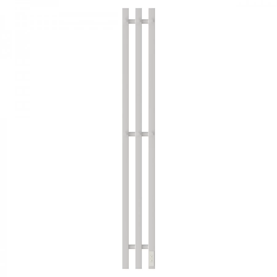 Полотенцесушитель электрический APEXTERMO Sirius SR10112WM 1100x120 с крючками, белый матовый, I-образный
