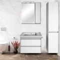 Пенал ASB-Mebel Мирано 35 подвесной, слоновая кость, шиншилла серая. Фото 2
