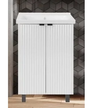 Тумба с раковиной ASB-Mebel Дора 60 белая