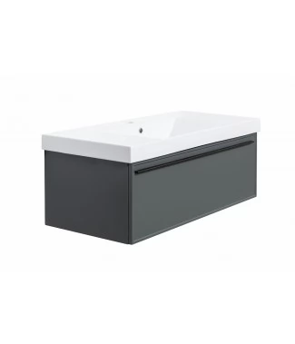 Тумба с раковиной La Fenice Elba подвесная 100, Grigio