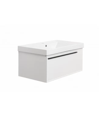 Тумба с раковиной La Fenice Elba подвесная 80, Bianco