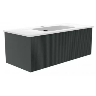 Тумба с раковиной La Fenice Terra подвесная 100, Grigio