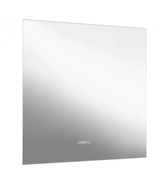 Зеркало ASB-Mebel Оскар 80 с подсветкой и часами