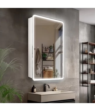 Зеркало-шкаф Style Line Каре 40 с подсветкой, сенсор с диммером
