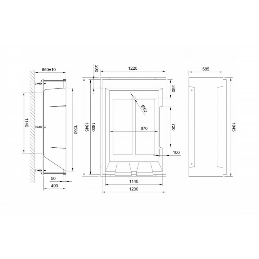 Акриловая ванна Royal Bath Triumph RB665100CO 184.5x120 см с гидромассажем. Фото 1