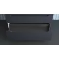 Тумба с раковиной Style Line Остин 100, напольная, Plus, 2 ящика, графит, раковина кварц антрацит. Фото 5
