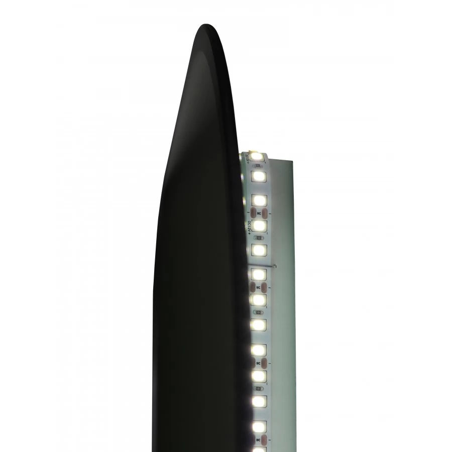 Зеркало Continent Amer Led 600х700 с фоновой подсветкой, бесконтактным сенсором, черной окантовкой. Фото 4