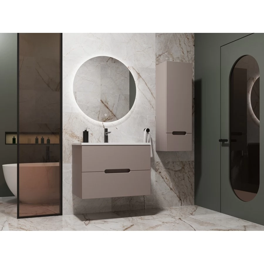 Пенал Style Line Матис 36 подвесной, тауп темный. Фото 1