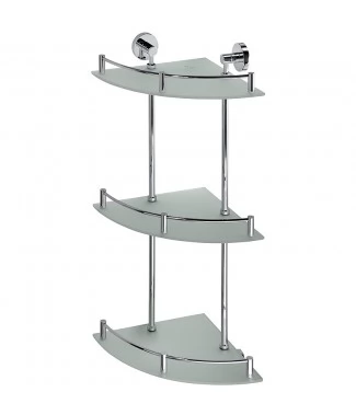 Полка Bemeta Omega 104202152 тройная угловая