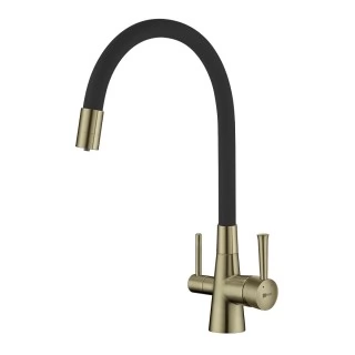 Смеситель для кухни Lemark LM3075B бронза
