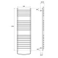 Полотенцесушитель Point Альфа PN05152SE 120x53.2 электрический, хром. Фото 3