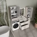 Шкаф-пенал Style Line Атлантика 35 L, с бельевой корзиной, карамель. Фото 2