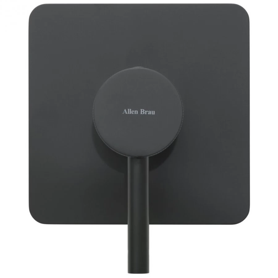 Смеситель для душа Allen Brau Priority X1 5.31012-31 с внутренней частью чёрный матовый. Фото 2