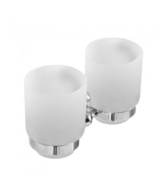 Стакан Art&Max Antic Crystal AM-E-2688SJ-Cr двойной, хром