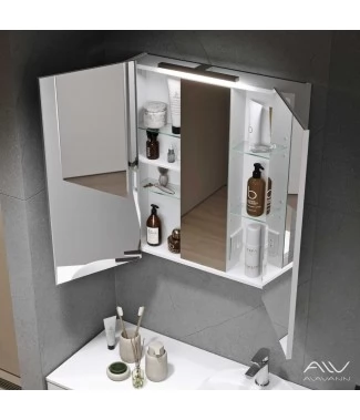 Зеркальный шкаф-трюмо Alavann Cosmetic (Косметик) 75 с приближением