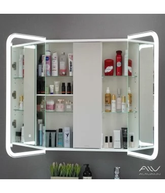 Зеркальный шкаф-трюмо Alavann Cosmetic Light (Косметик Лайт) 80 с подсветкой