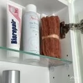 Зеркало-шкаф Alavann Cosmetic (Косметик) Лайт Плюс 60x80 с подсветкой и сменой цвета, часами и подогревом. Фото 12
