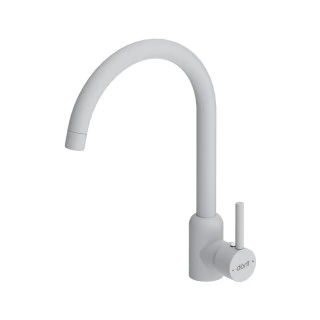 Смеситель Dorff Logic D3007033 для кухонной мойки, белый