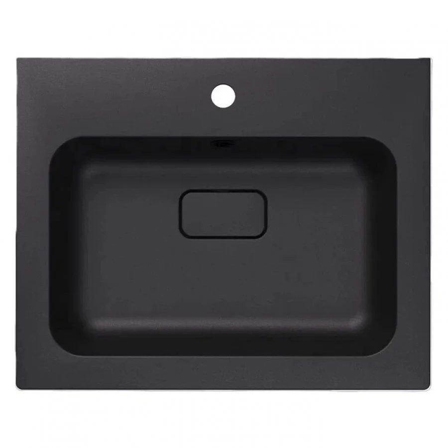 Тумба с раковиной Style Line Марокко 60 напольная, белый матовый  ( ум. Line 60, кварц антрацит). Фото 5