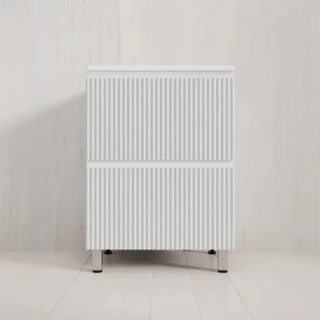Тумба с раковиной Style Line Марокко 60 напольная, белый матовый  ( ум. Line 60)