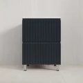 Тумба с раковиной Style Line Марокко 60 напольная, графит  ( ум. Соул 60, кварц серый шелк). Фото 1