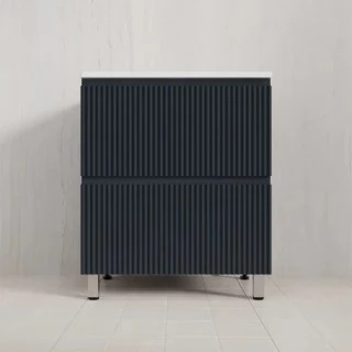 Тумба с раковиной Style Line Марокко 70 напольная, графит  ( ум. Line 70, кварц антрацит)
