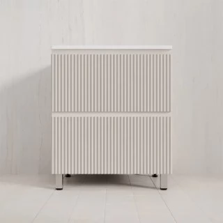 Тумба с раковиной Style Line Марокко 70 напольная, крем  ( ум. Line 70, кварц серый шелк)