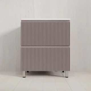 Тумба с раковиной Style Line Марокко 70 напольная, тауп темный  ( ум. Line 70)