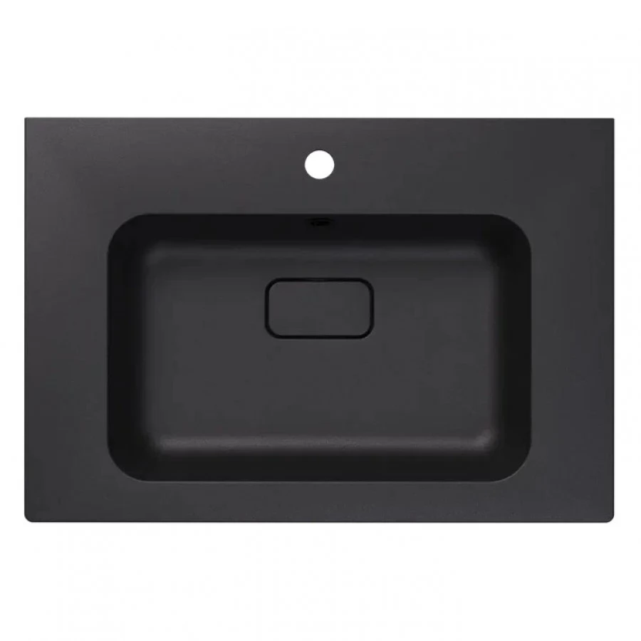 Тумба с раковиной Style Line Марокко 70 напольная, тауп темный  ( ум. Соул 70, кварц антрацит). Фото 7