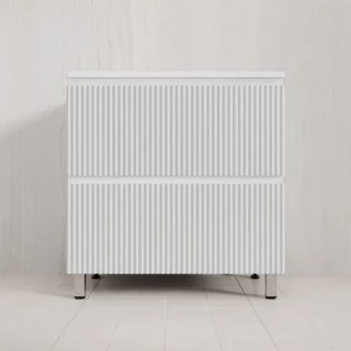 Тумба с раковиной Style Line Марокко 80 напольная, белый матовый  ( ум. Line 80)