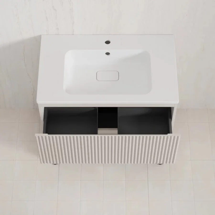 Тумба с раковиной Style Line Марокко 80 напольная, крем  ( ум. Line 80). Фото 6