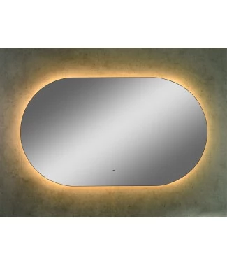 Зеркало Continent Fleur Led 1200х700 с бесконтактным сенсором, теплая подсветка