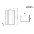 Душевая кабина Niagara Classic NG-33974-14QBKT 90х70. Фото 6