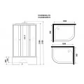 Душевая кабина Niagara Eco E120/90/40L/TN 120х90. Фото 8
