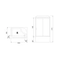 Душевая кабина Royal Bath BP RB8100BP2-T-R 100x80. Фото 1