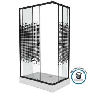 Душевой уголок Niagara Eco NG-018-14Q Black