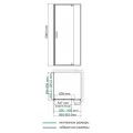 Душевой уголок Wasserkraft Elbe 74P03 90х90 см. Фото 2