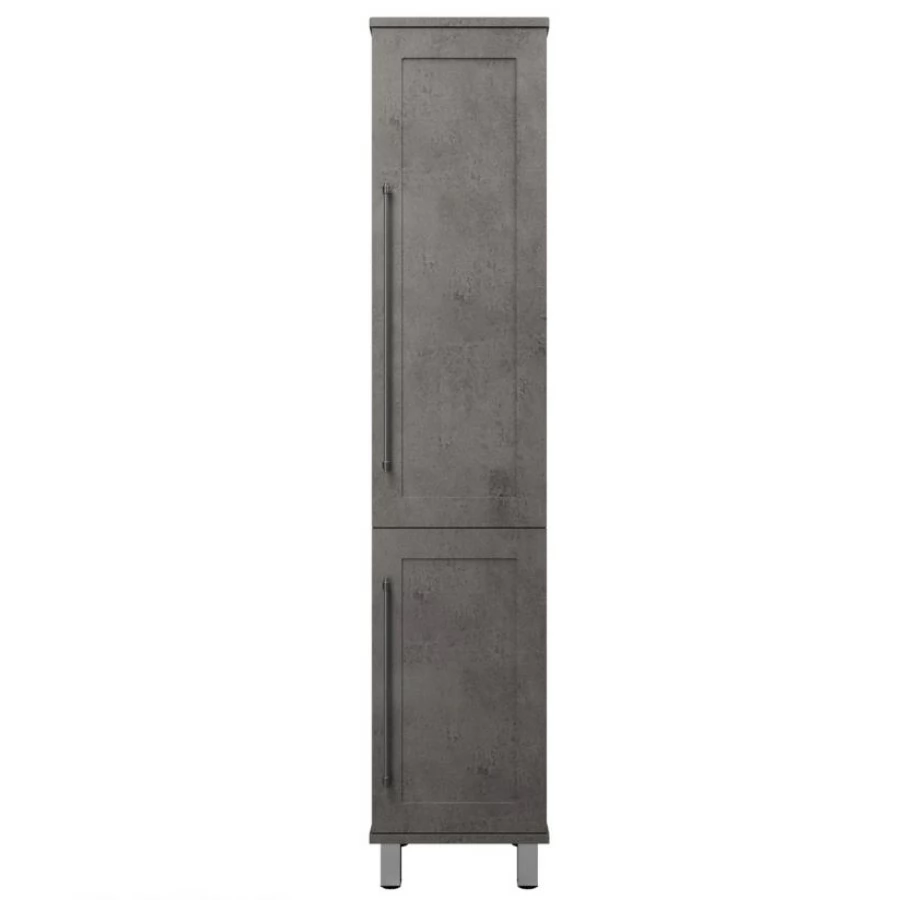Шкаф-пенал Misty Марта L, темный бетон