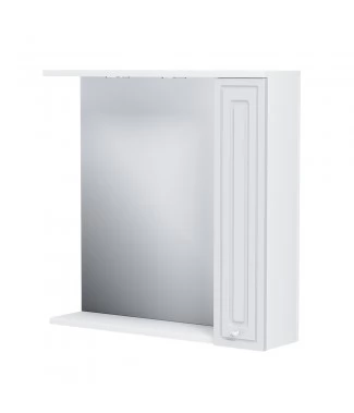 Зеркало-шкаф Damixa Palace One 75 R M41MPR0751WG, белый глянец