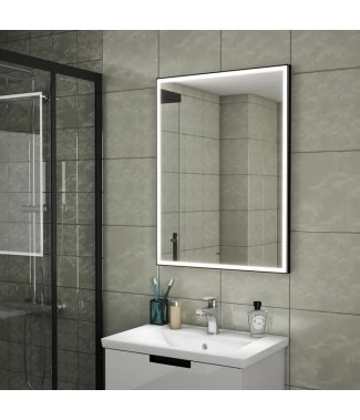 Зеркало Venice Blackside 60х80, с подсветкой