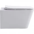 Унитаз подвесной Aquanet Trend 276396 безободковый, с микролифтом. Фото 1