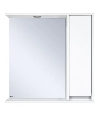 Зеркало Misty Алиса 75 L с подсветкой белое